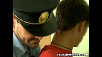 Horny Cop Loves To Fuck Twink's Butt