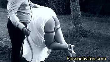 Vintage spanking the cheeky little one