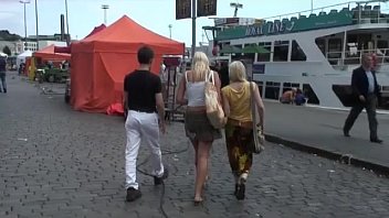 trio anal teen scandi en public