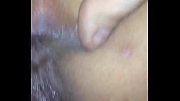 ex gf cum whore playing with freshly filled cunt
