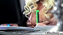 Horny Girl  With Big Juggs Banged In Office vid-20
