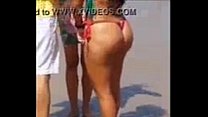 Filming Hot Dental Floss On The Beach - Pussy Soup - Amateur Videos
