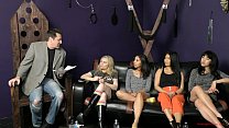 Aiden Starr Topless Interviews mit Jayden Lee, Maya Mona und Jasmine Summers