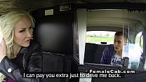 Euro female fake taxi driver bangs big dick