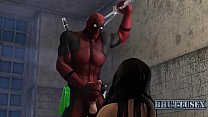 Deadpool e Rogue - Diventano cattivi in camera da letto. BhuttuSex.In