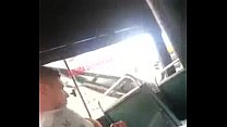 jacking off on the bus