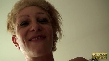 Inked UK skank railed rough in ass by maledom