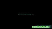 Busty masseuse in nuru massage 24