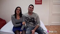 Young Spains couple sells their intimacy up and fucks for the cameras for the first time