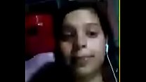 La fille assam chaude Rakhi montre des seins et un anneau de chatte lors d'un appel vidéo.
