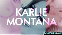 (Karlie Montana e Karina White) Le giocherellona lesbiche si puniscono a vicenda con Sex Dildos movie-23