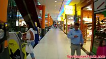 Eurobabe pov fucked on spycam in public
