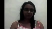 Senhora indiana caseira Hyderabadi ficando totalmente nua na câmera - dia 1