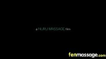 Gorgeous Skinny gets a massage 10