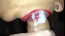 She is sucking very hard his husband dick with hindi audio