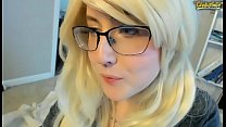 Big Clit Zoom Webcam Enregistrement de Sexy Blonde Amateur Happylilcamgirl