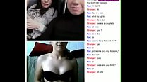 chat coppia colombiana che gioca in webcam