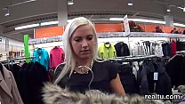 Stellar czech teenie is tempted in the hypermarket and shagged in pov