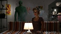 Lonely housewife gets deep probe from alien on Halloween