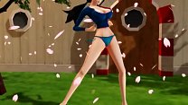-MMD One Piece- Nico Robin dançando e dançando