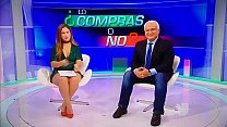 Ana Caty Hernández Goribuena в зеленом мини-платье - YouTube (720p)