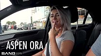Tattooed teen Aspen Ora loves a thick dick in her mouth