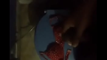 cum on sister's red bra