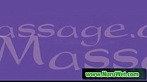 Hot masseuse gives orgasm in nuru massage - DickChibbles & AlexaAimes