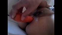 carrot in pussy