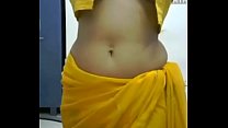 Sexy Indian girl dancing topless erotic moves and boobs show in saree {myhotporn.com}