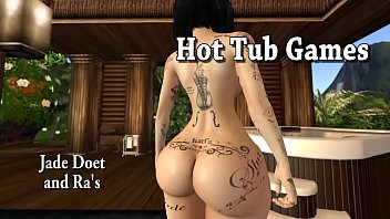 Second Life - Jade Doet - Hot Tub Games -  Pornstar
