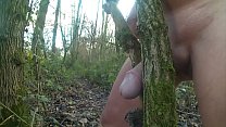 Wichsen im Wald 04