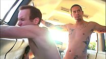 BUS - Tattooed Hottie Rocco Giovanni Wants To Get Into The Porn Business, And We Help Him Out