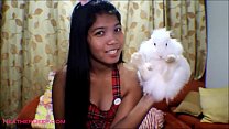HD 17 week pregnant heather deep thai teen surprises Donny Long with the best blowjob in the world