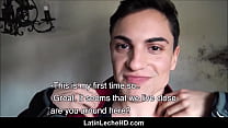 Jeune amateur gay espagnol latino minet étranger payé pour baiser et souffler guy droit pov