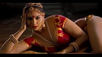 Danza desnuda exótica india