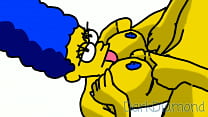 Marge Simpson fazendo sexo