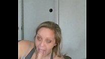 Thick sexy milf deepthroating 1st thing in the morning
