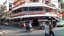 Street 136 Phnom Penh in Cambogia