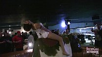 Hot Girls In Lingerie Bull Riding At Local Bar