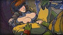 April O'Neil gets her delicious pussy monstrously fucked and cummed inside by the ninja turtles l My sexiest gameplay moments l The Mating Season l Part #2