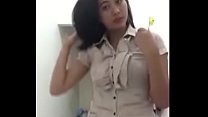 Office girl coming back from work shows her horny pussy hook, horny fix, must watch.
