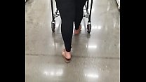 Big booty latina at supermarket