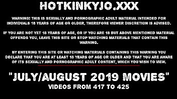 2019年7月/ 8月HOTKINKYJOサイトのニュース：極端な肛門のフィストファック、脱出、公衆の面前で、腹の膨らみ