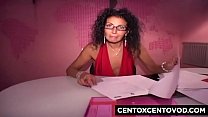 Alex Magni and the HundredXcento visit this beautiful thin milf