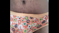 Masturbation wearing old Rezina Panty
