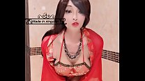 Sexy fake lady star seed concubine Chinese style bridal outfit tempts you
