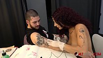 Fucking my sexy big tit tattoo artist Mara Martinez