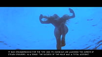 Mascelle: GIF di ragazza immergente magra bionda sexy nuda