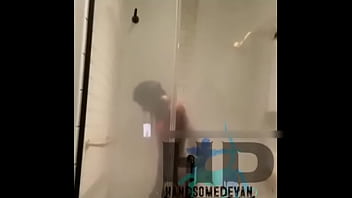 slim thick chocolate hottie gets fucked by her brother in the shower [deja babe VS. Handsomedevan]